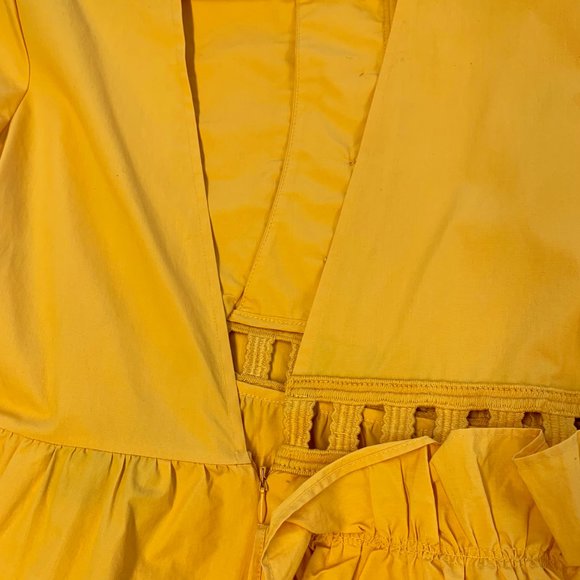 Self Portrait Cut-Out Flared Dress - Picture 4 of 7